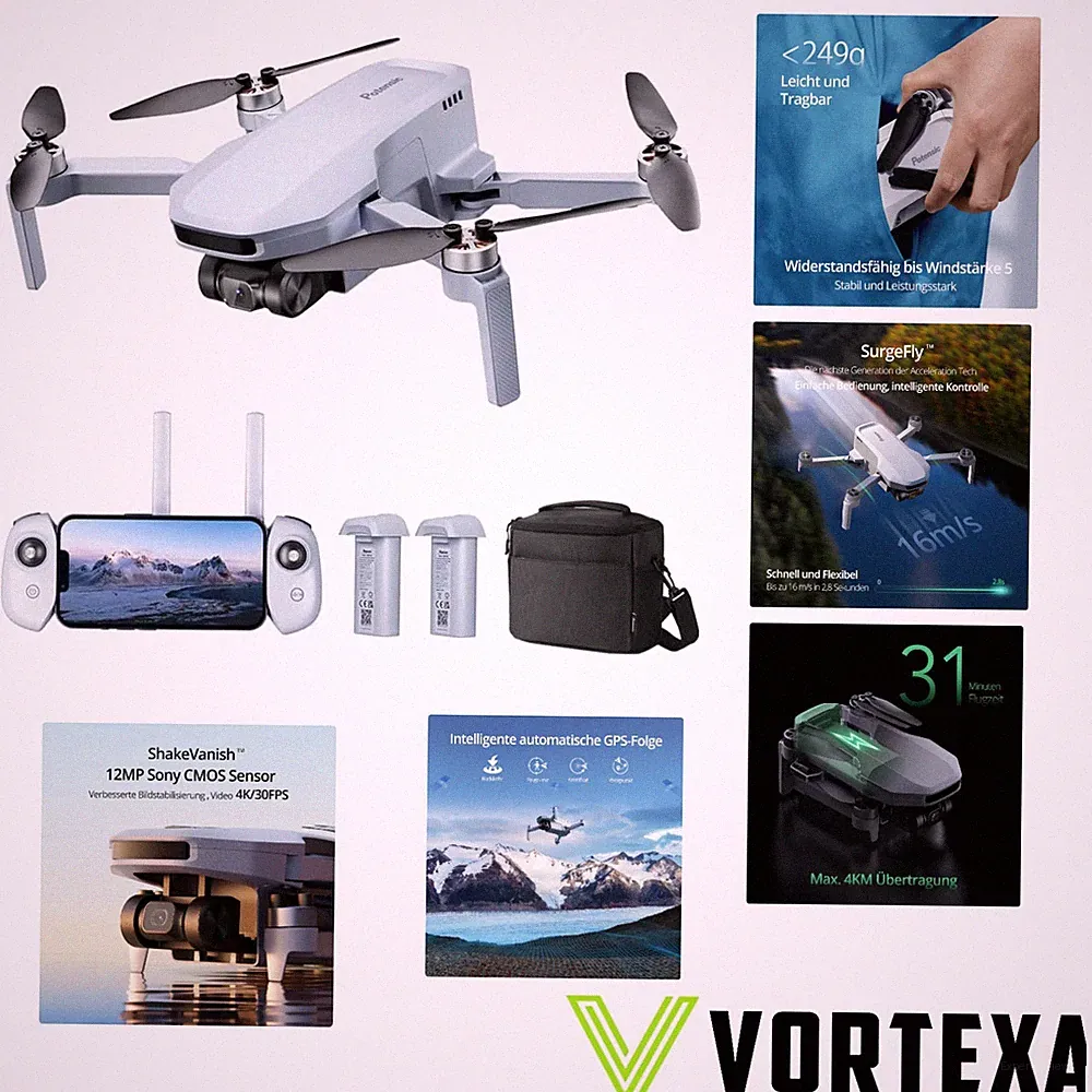 ATOM SE GPS Drohne 4K faltbar