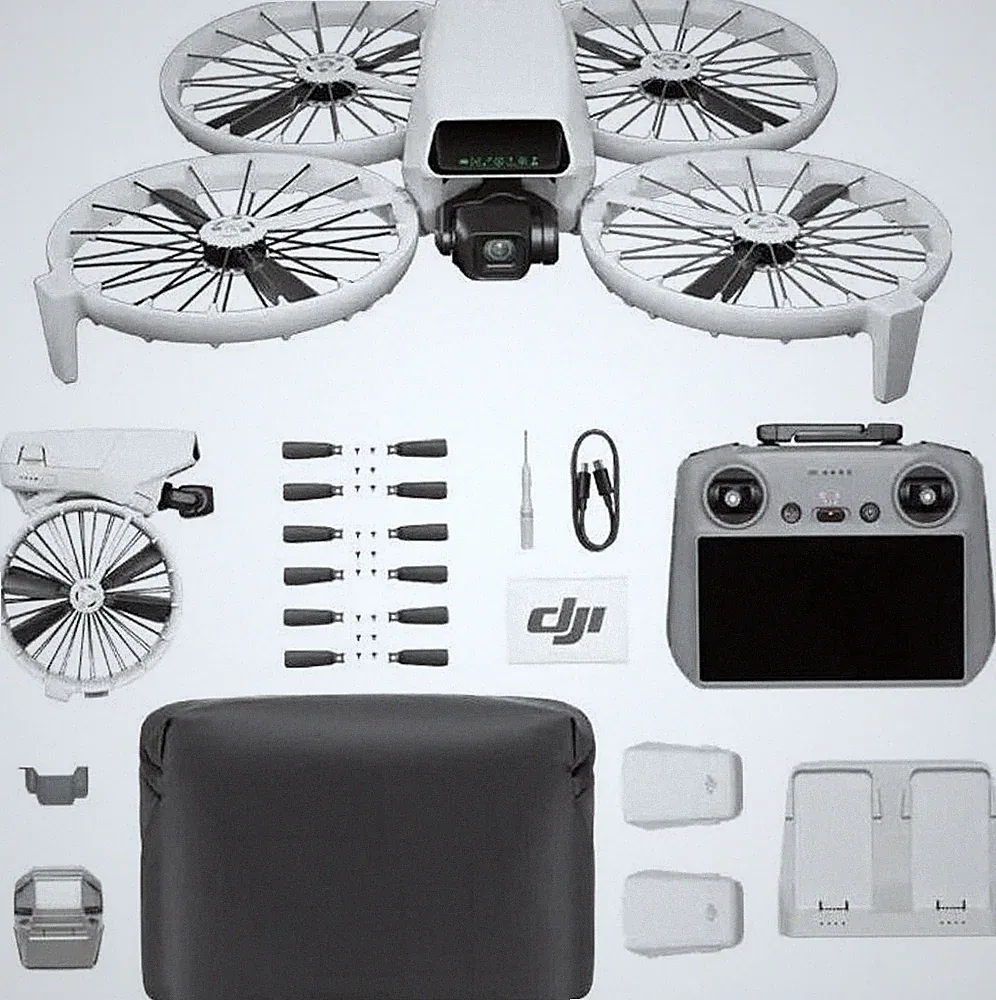 dji Flip Fly More Combo (DJI RC 2) (GL) Drohne mit Kamera (unter 249 g, 4K/60fps
