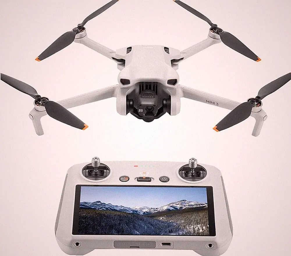 DJI Mini 3 (DJI RC), leichte 3xMechanische Gimbal Kamera Drohnen 4K, GPS Return