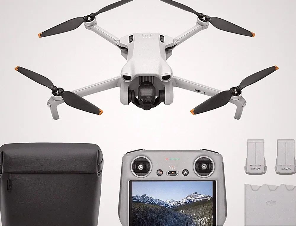 DJI Mini 3 Fly More Combo DJI RC Drohne 4K HDR 114 Min Flugzeit Kamera