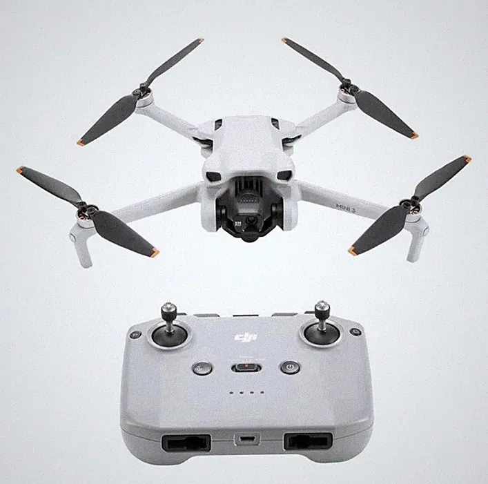 DJI Mini 3, Mini-Kameradrohne mit mechanischem 3-Achsen-Gimbal4K HDR-Video