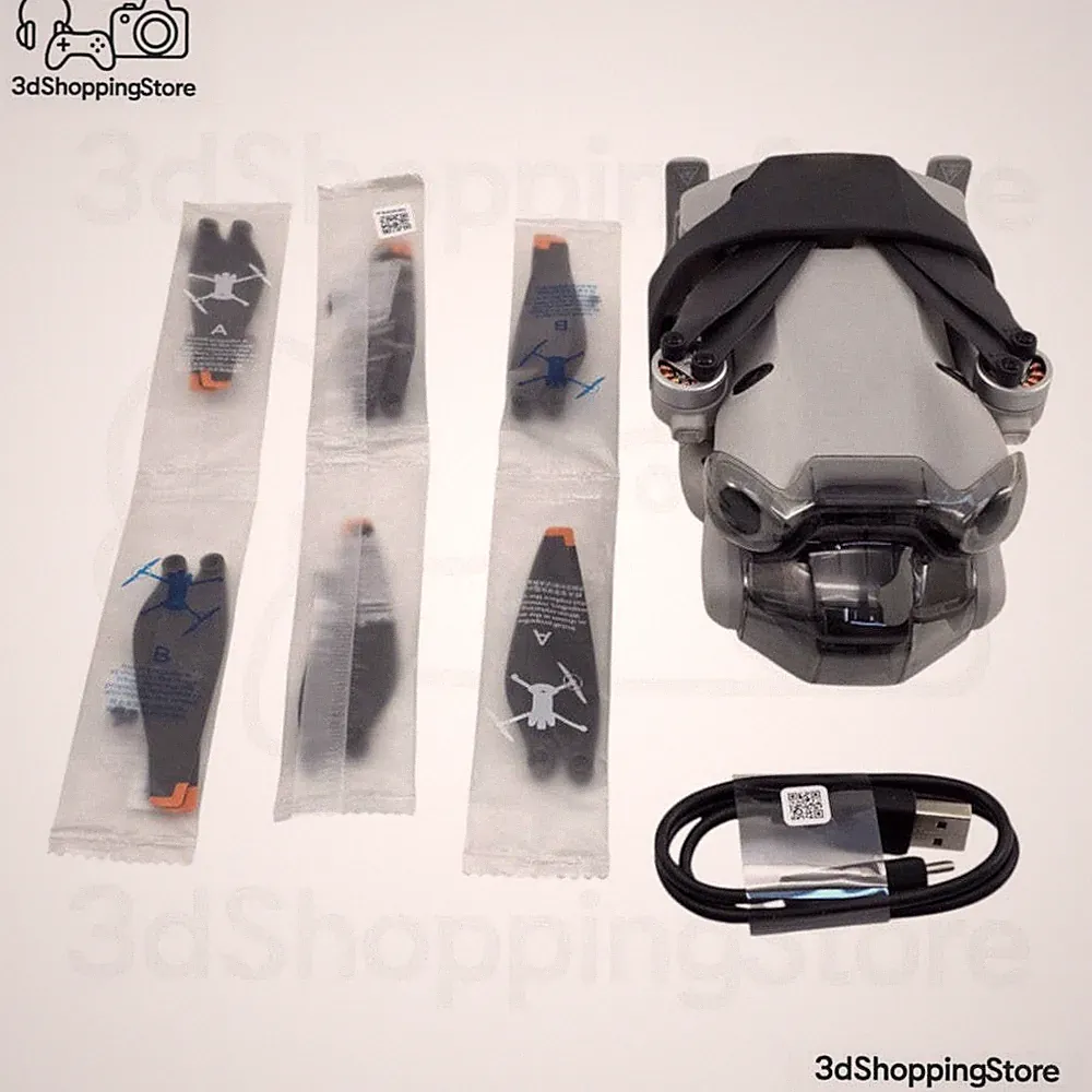 DJI Mini 4 Pro 4K Kameradrohne 249g mit Ersatzpropeller und USB-C Kabel