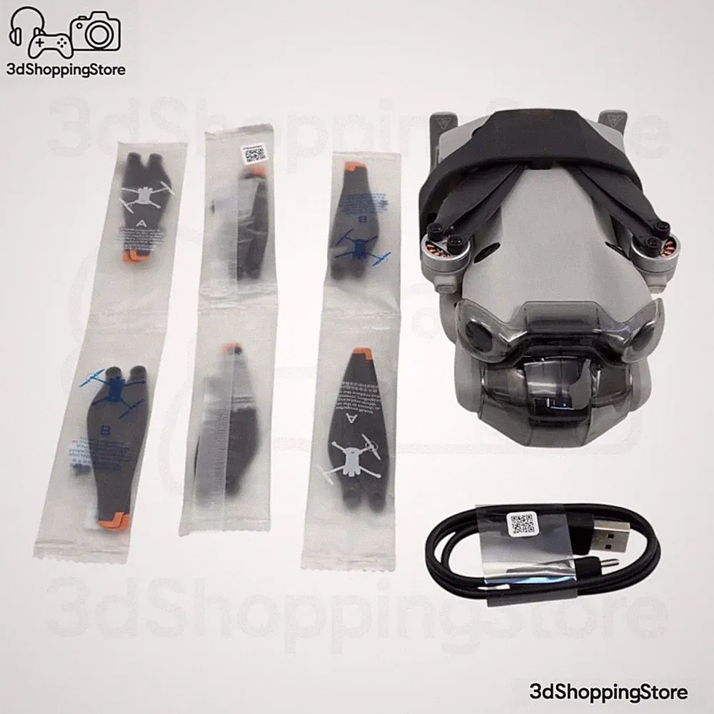 DJI Mini 4 Pro 4K Kameradrohne 249g mit Ersatzpropeller und USB-C Kabel