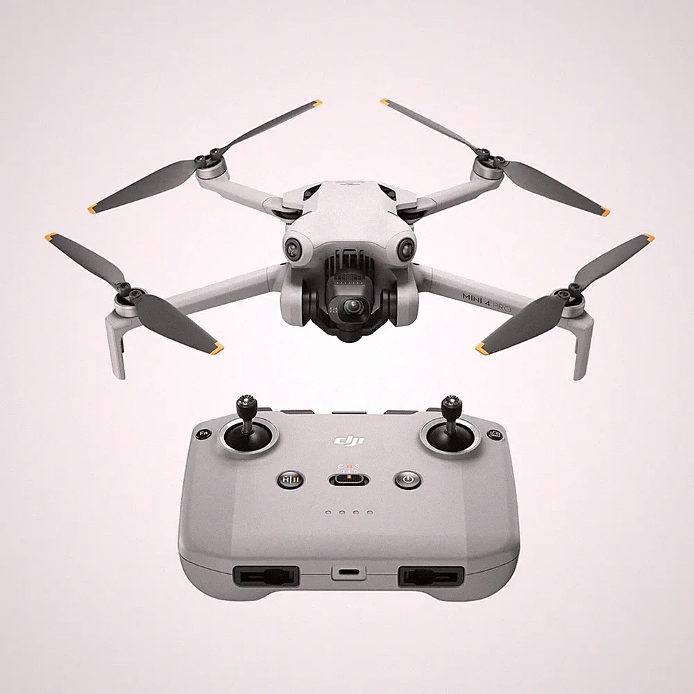Dji Mini 4 Pro GL Drohne mit Kamera Quadrocopter Faltbar 4.000 m Flughöhe 16 m/s