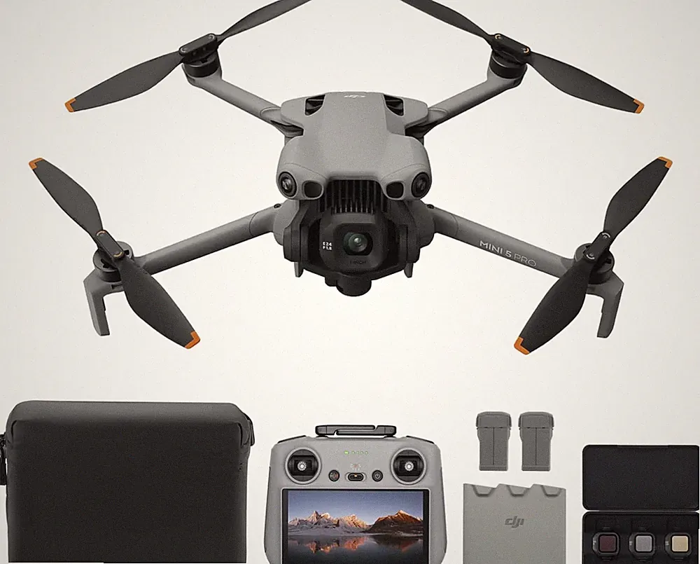 DJI Mini 5 Pro Fly More Combo RC2 4K 3 Akkus C0 neuwertig OVP