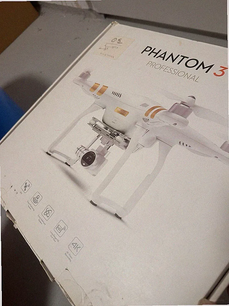 DJI Phantom 3 Professional Drohne mit 4K Kamera, Akku & Propeller