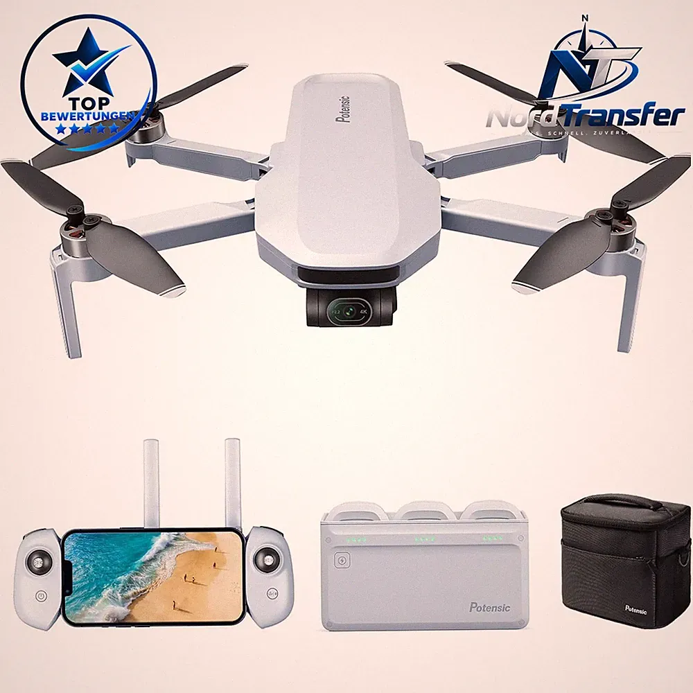 Drohne ATOM 4K Kamera 96 Min. Flugzeit unter 249g für Einsteiger Freizeit