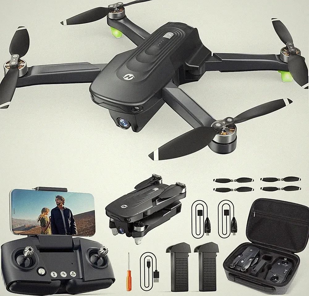 GPS Drohne 4K Kamera 46 Min Flugzeit für Erkundung