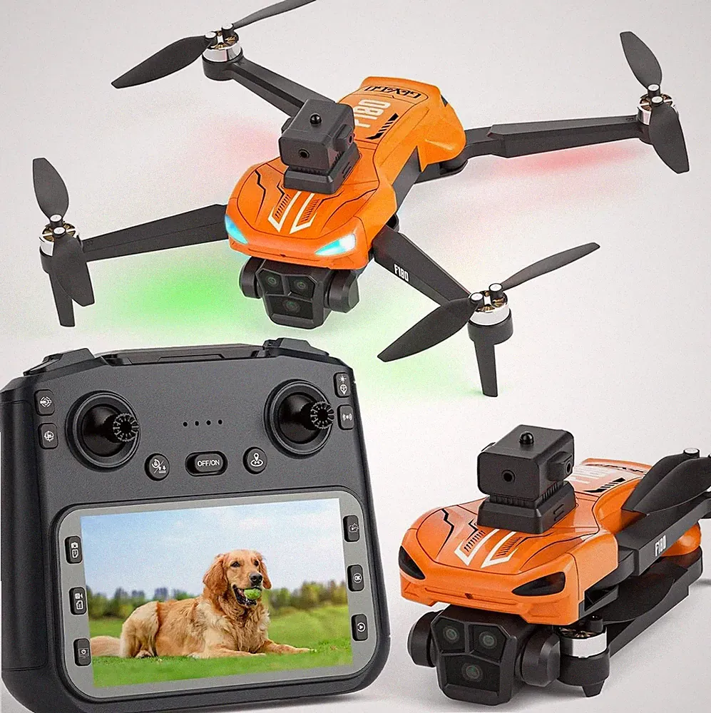 GPS Drohne Mit 4K Fotokamera, Hindernisvermeidung, Fernsteuerung 4,5 Zoll