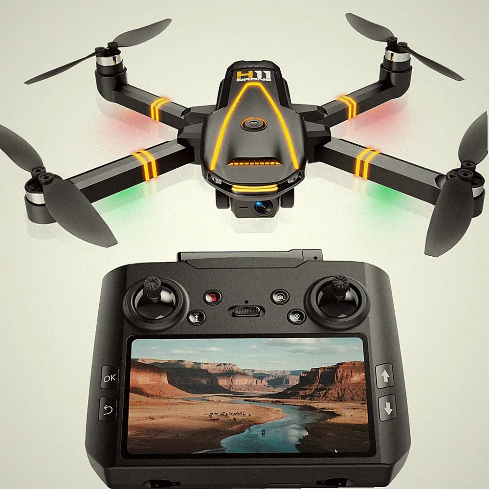 GPS Drohne mit kamera 4K für Erwachsene und Kinder BildschirmfernsteuerungDro...
