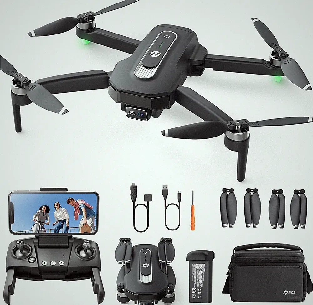 Holy Stone GPS Drohne mit Kamera 4K für Einsteiger, HS460 Faltbare Drohnen mit