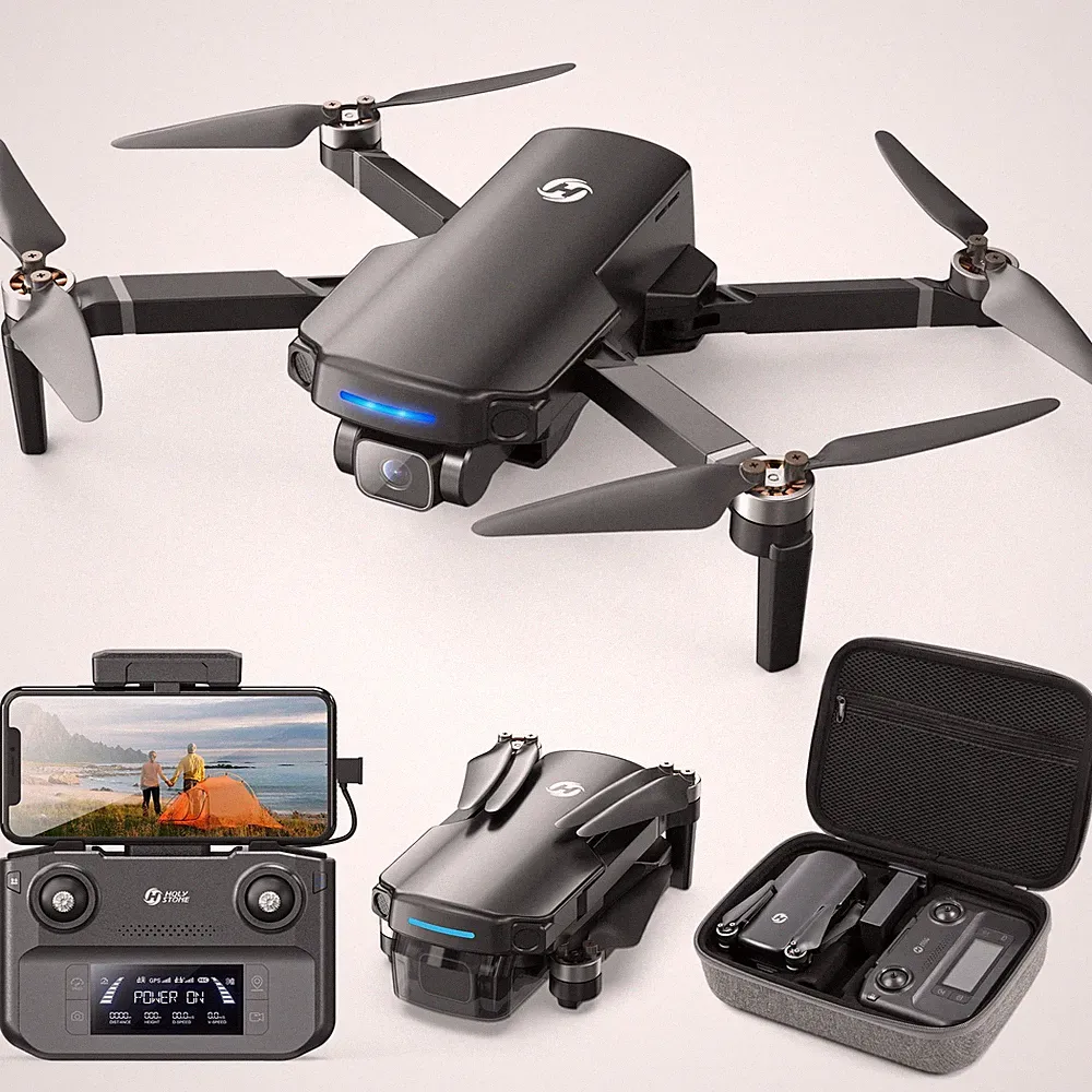 Holy Stone HS360S GPS WiFi Drohne 4K HD Kamera Bürstenlose 5GHZ Drohnen 2 Akkus