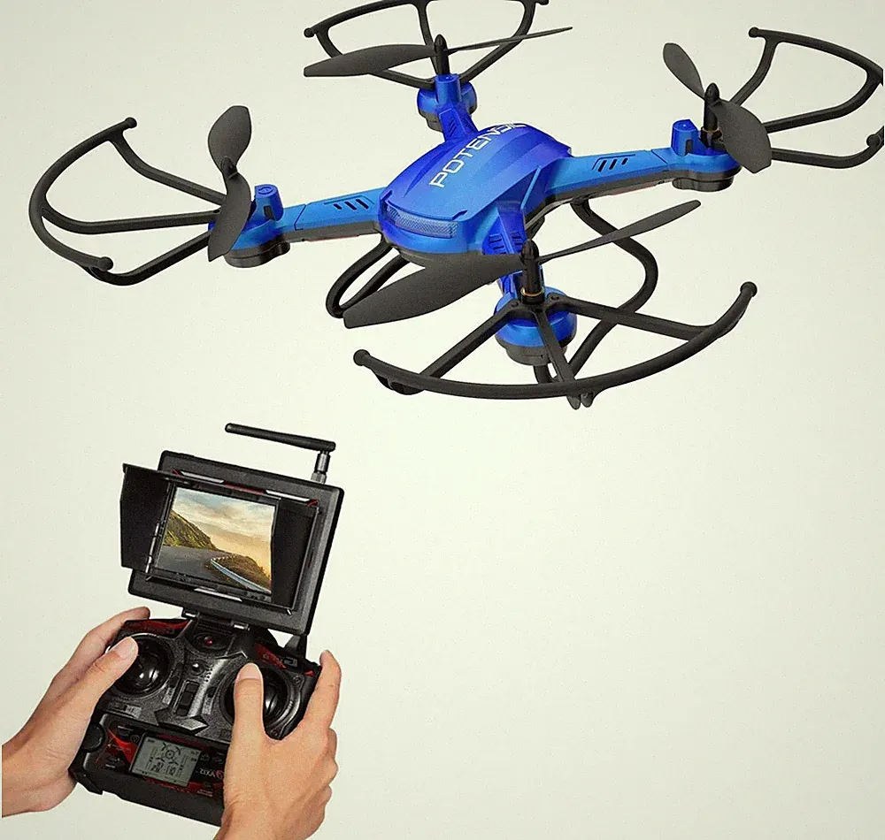 Potensic Quadrocopter-Drohne mit LCD-Monitor