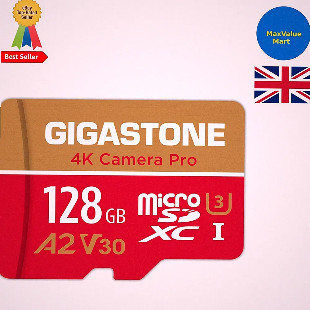 Professionelle 128GB Micro SD Karte - Maximale Leistung für Kameras & Drohnen